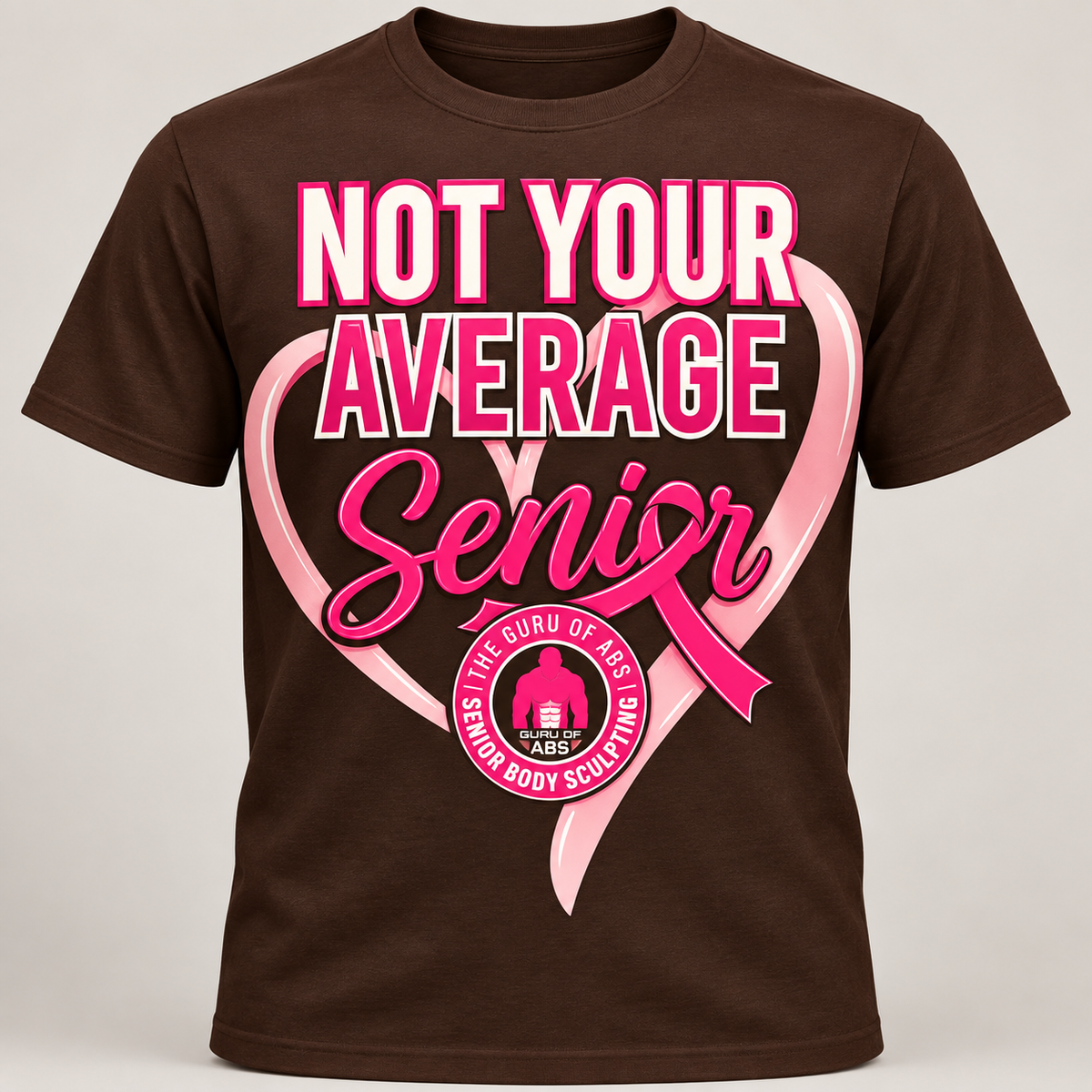 Not Your Average Senior Breast Cancer Awareness T-Shirts