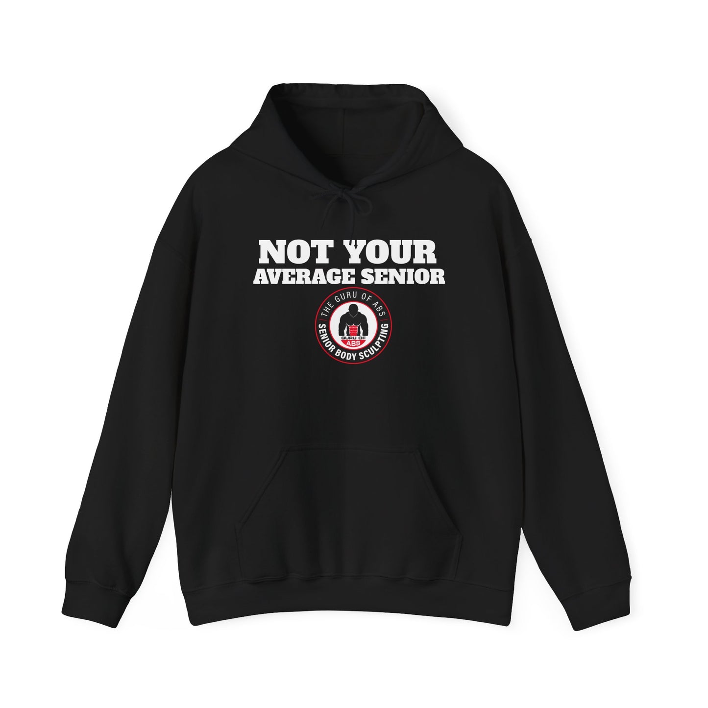 Not Your Average Senior Hoodie - Unisex Heavy Blend Hoodie (Black)