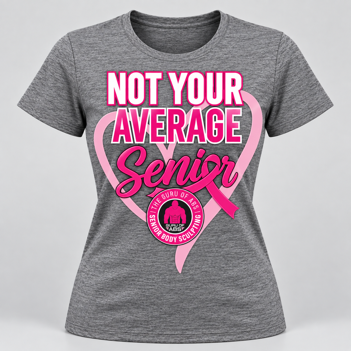 Not Your Average Senior Breast Cancer Awareness T-Shirts