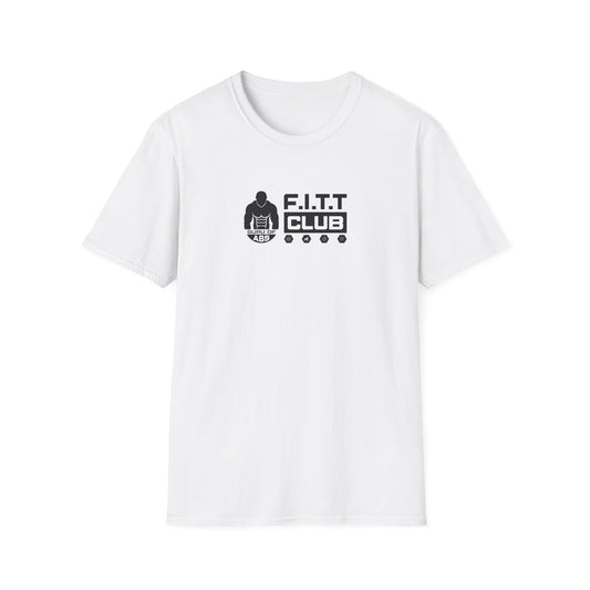 GOA F.I.T.T. Club Tshirt (White) Unisex Softstyle T-Shirt – Low Intensity Interval Training Tee for Active Lifestyle