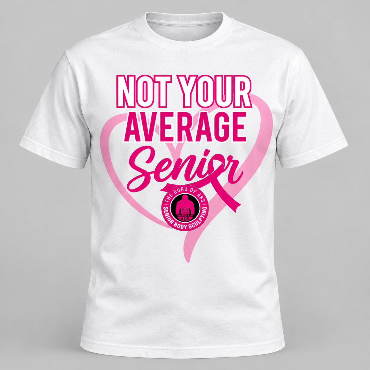 Not Your Average Senior Breast Cancer Awareness T-Shirts