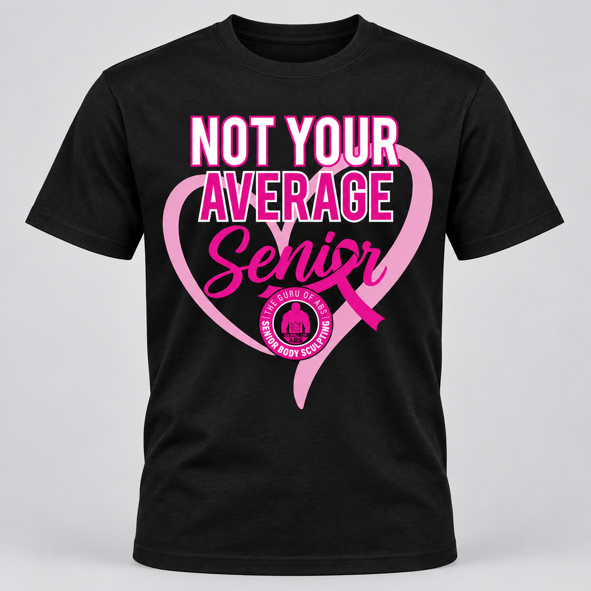 Not Your Average Senior Breast Cancer Awareness T-Shirts