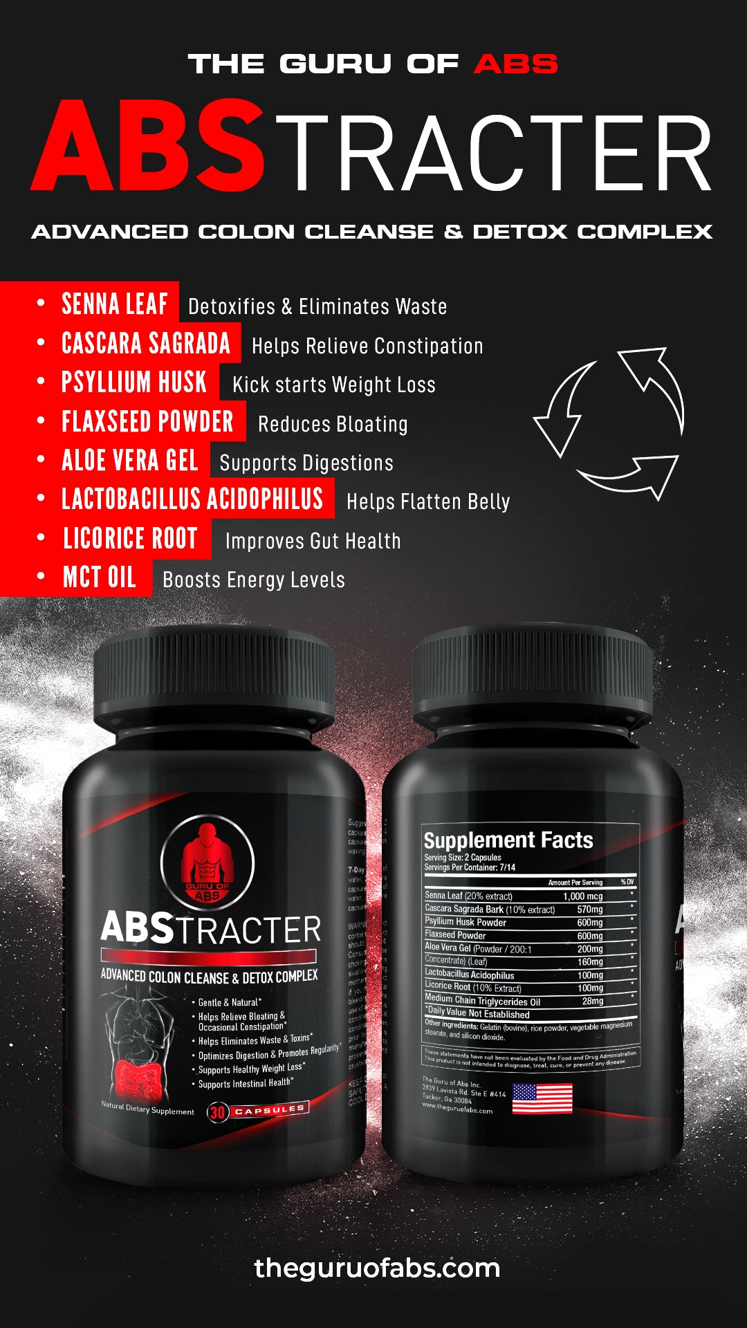 ABStracter Advanced Colon Cleanse & Detox Complex